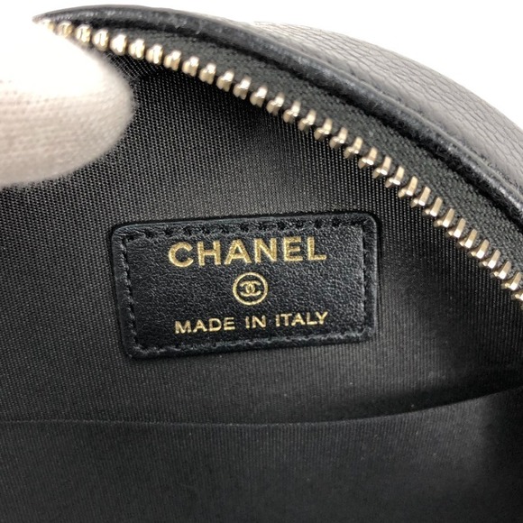 Chanel Camellia Chain Shoulder Bag Gold Hardware Black - Picture 6 of 8